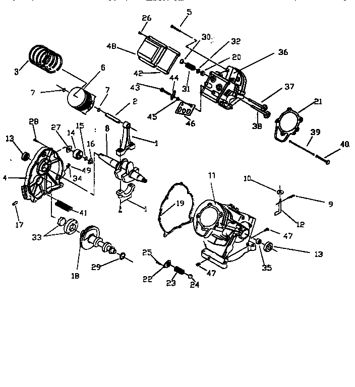 Craftsman 580762600 crankcase diagram
