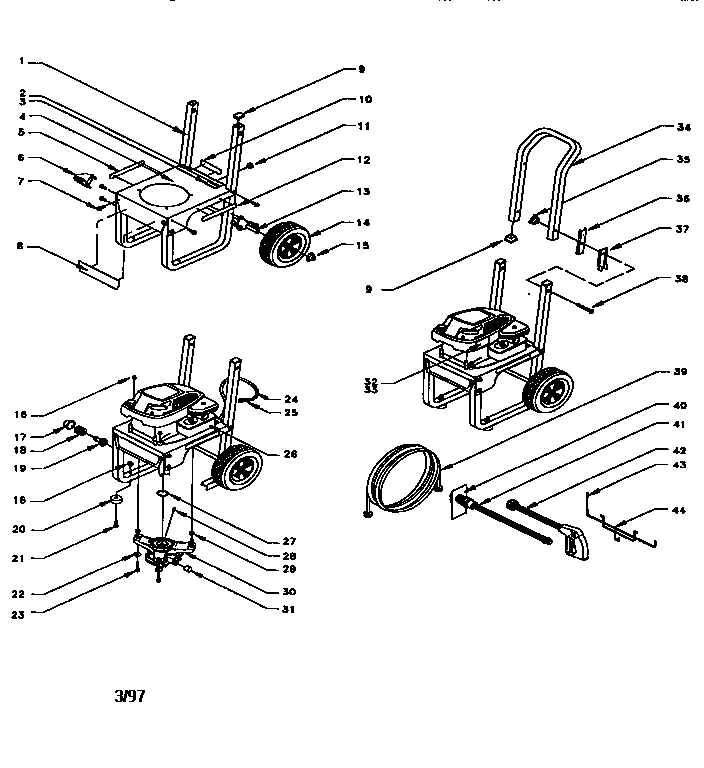 Craftsman 580761751 main frame diagram