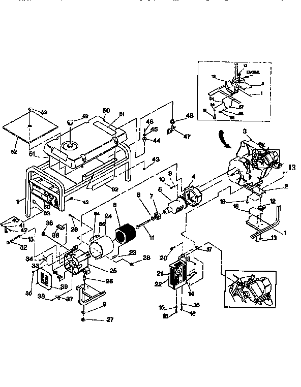 Craftsman 580327250 stator assembly diagram