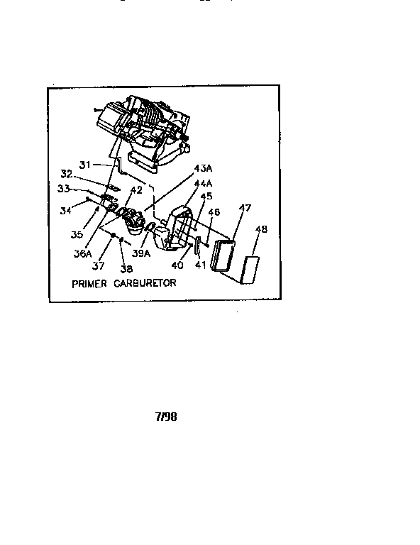 Craftsman 580327250 air cleaner and carburetor diagram