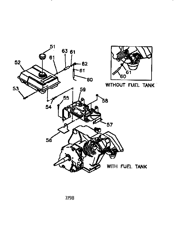 Craftsman 580327250 gas tank diagram