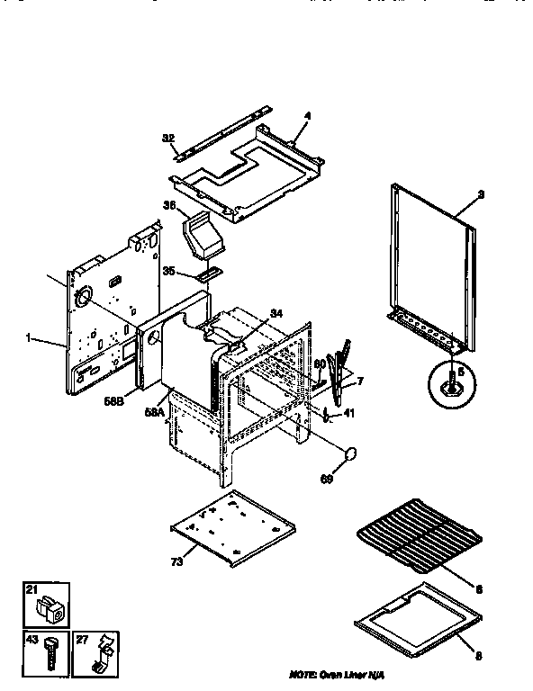 Kenmore 79061071790 body diagram