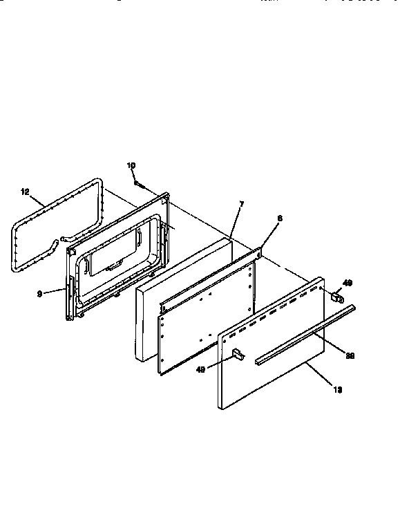 Kenmore 79061071790 door diagram