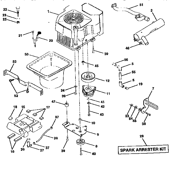 Craftsman 917258980 engine diagram