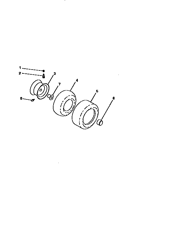 Craftsman 917258980 wheels and tires diagram