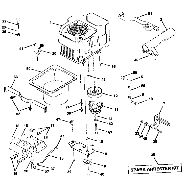 Craftsman 917258990 engine diagram