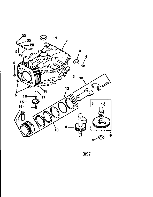 Craftsman 917256540 crankcase diagram