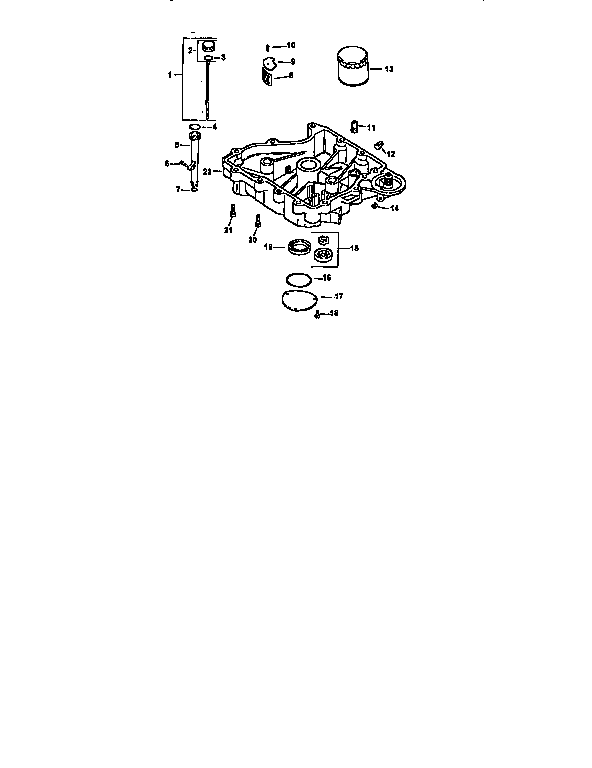 Craftsman 917259552 oil pan/lubrication diagram