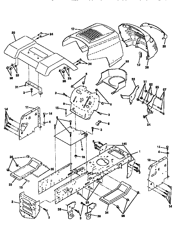 Western Auto 7124A79 chassis and enclosures diagram