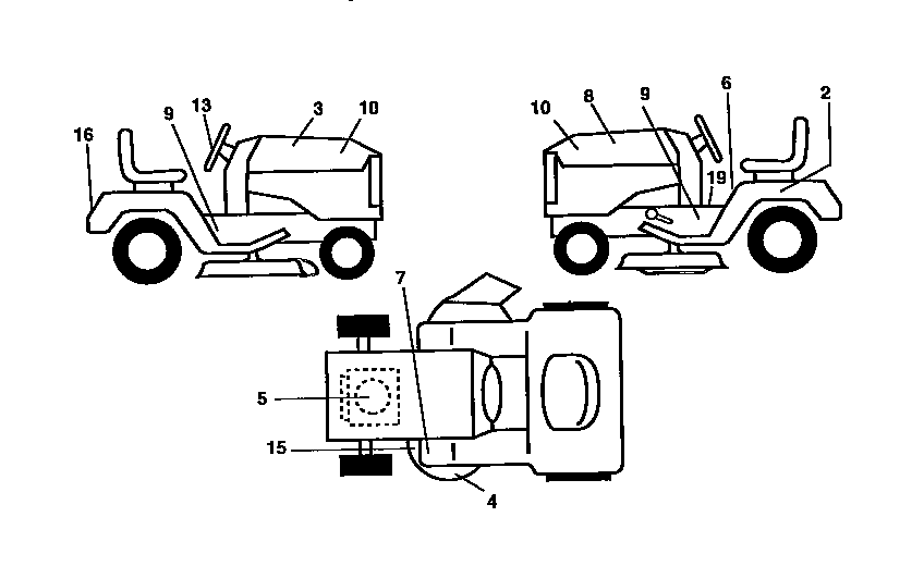 Western Auto 7124A79 decals diagram