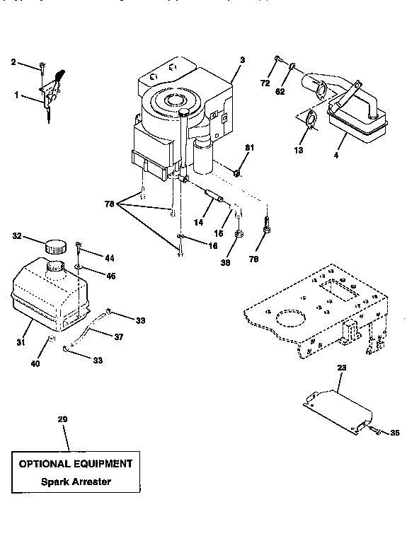 Western Auto 7124A79 engine diagram