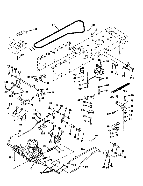 Western Auto AYP9167A79 drive diagram