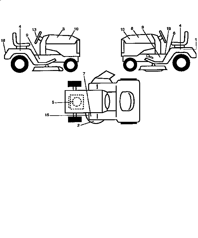 Western Auto AYP9182A79 decals diagram