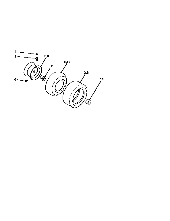 Western Auto 7143A79 wheels and tires diagram