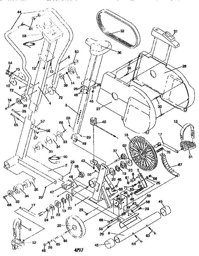 Proform 831288250 unit parts diagram
