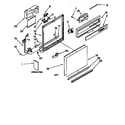 Kenmore 66515921692 frame and console diagram