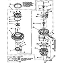 Kenmore 66515921692 pump and motor diagram