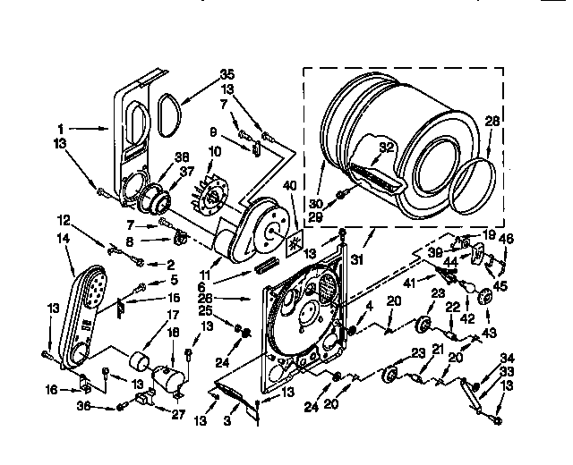 Kenmore 11076852692 bulkhead diagram