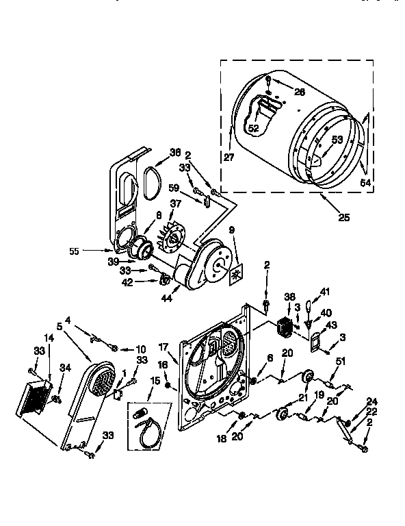 Kenmore 11066722692 bulkhead diagram