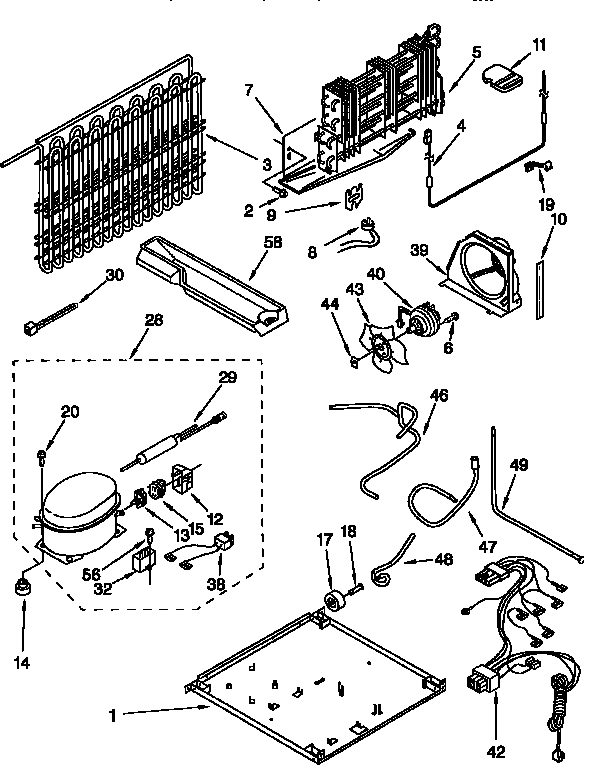 Whirlpool ET18PKXFW01 unit diagram