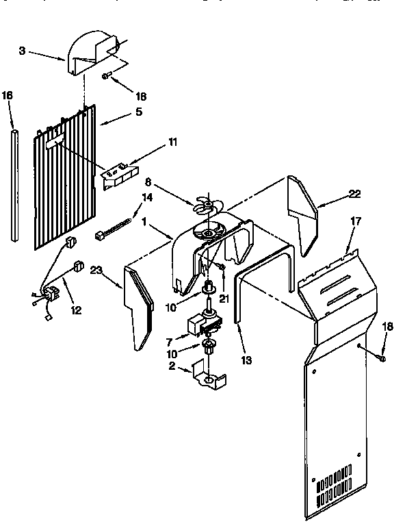 Whirlpool ED25PSQDN01 air flow diagram