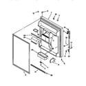 Whirlpool ET22DMXFN00 refrigerator door diagram
