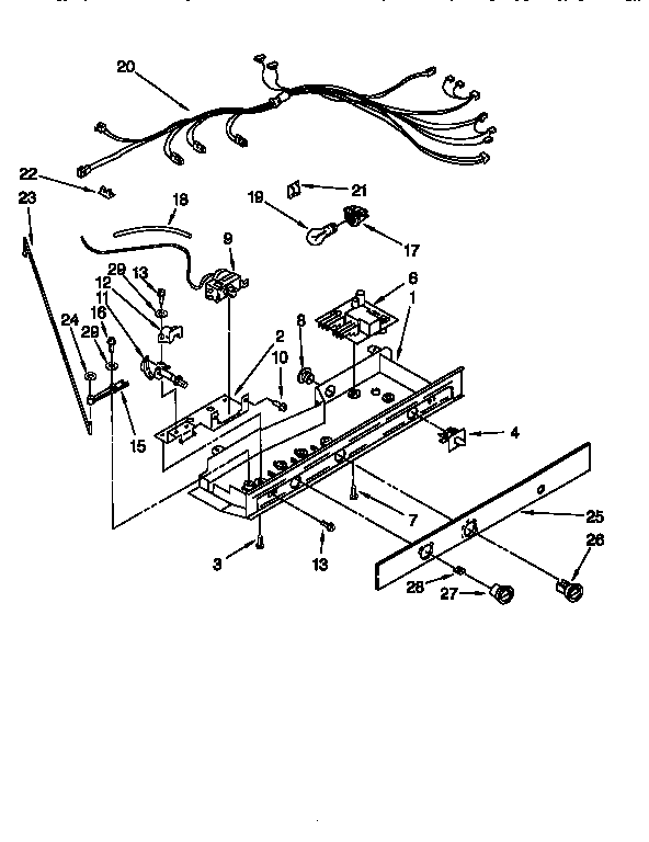 Whirlpool ED25DSXDN05 control diagram