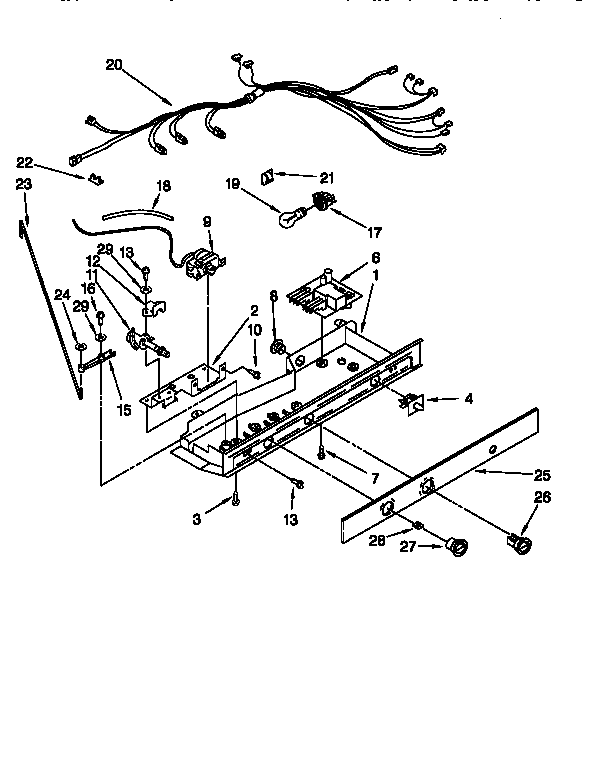 Whirlpool ED27DSXDB06 control diagram