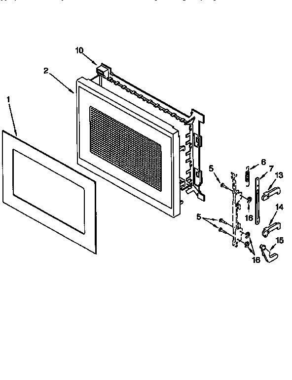 Whirlpool MT8116XEB0 door diagram