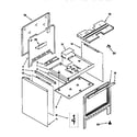 Whirlpool SF370PEWQ1 external oven diagram