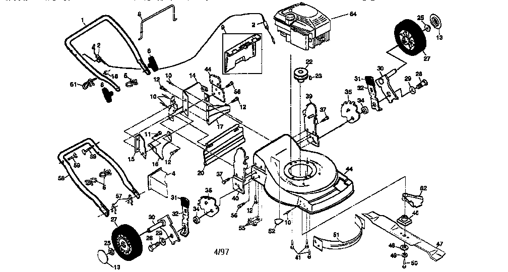 Craftsman 917377261 main frame diagram