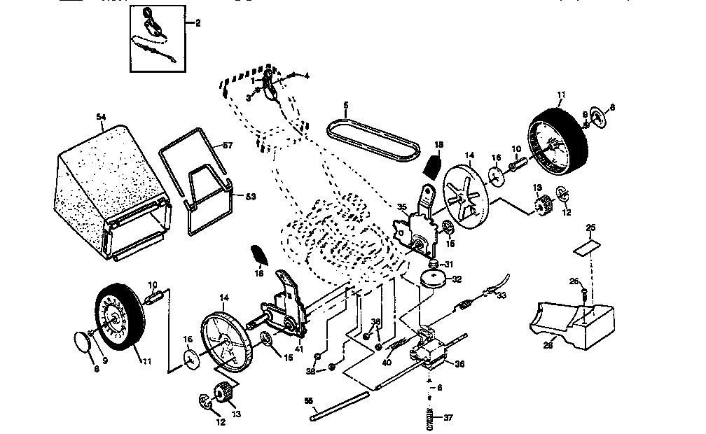 Craftsman 917377261 drive assembly diagram