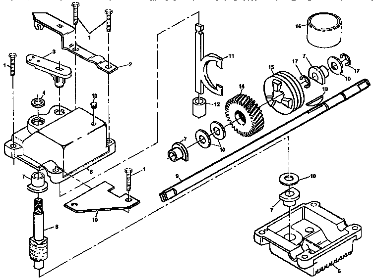 Craftsman 917377321 gear case diagram