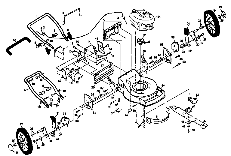 Craftsman 917379321 main frame diagram