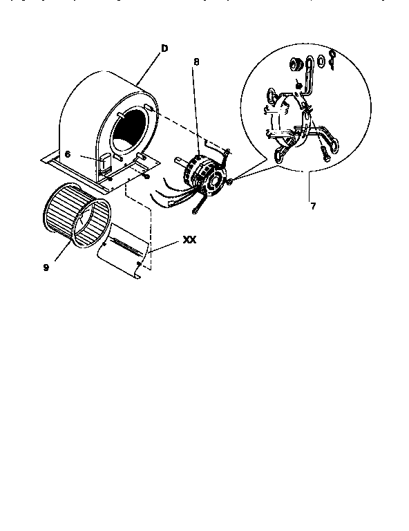 ICP PGMF60F115B blower diagram
