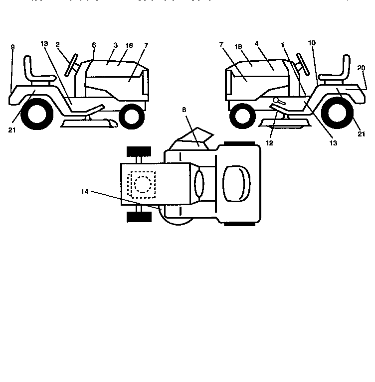 Craftsman 917258031 decals diagram