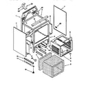 KitchenAid KERC507EAL2 oven chassis diagram