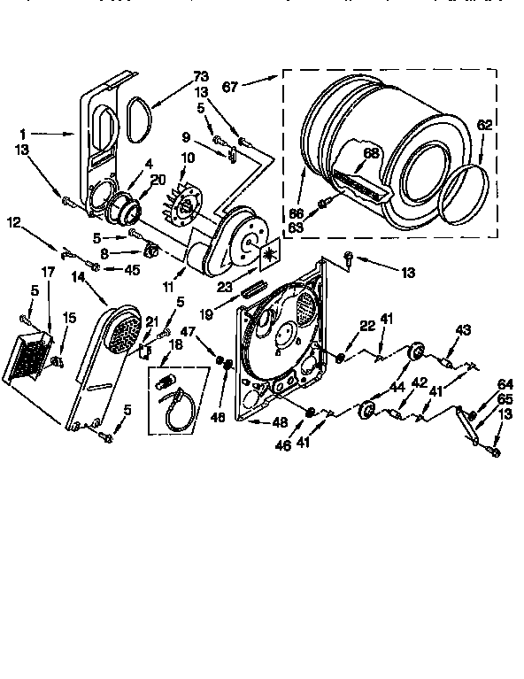Kenmore 11066514692 bulkhead diagram