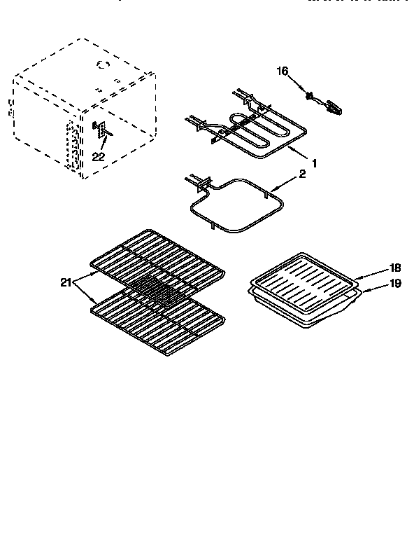 KitchenAid KERC500EAL2 oven diagram