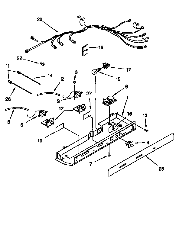 KitchenAid KSRB22QFBL00 control diagram
