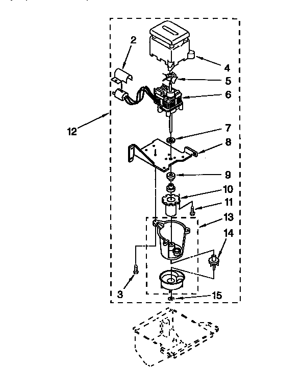 KitchenAid KUIS185EAL1 pump diagram