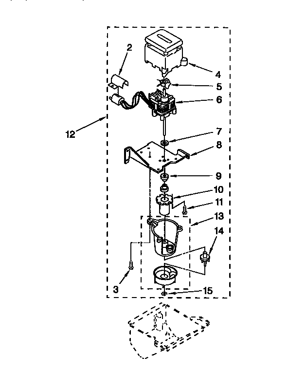KitchenAid KUIS185EBL1 pump diagram