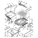KitchenAid KUIS185EWH1 evaporator, ice cutter grid diagram