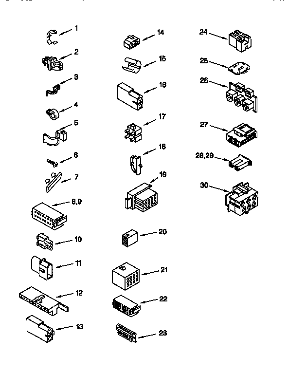 Kenmore 11027812692 wiring harness diagram