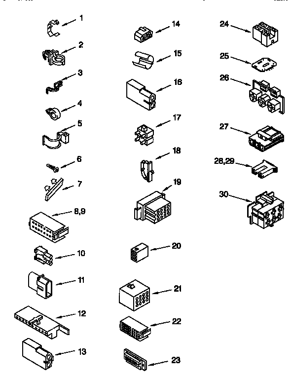 Kenmore 11026722692 wiring harness diagram