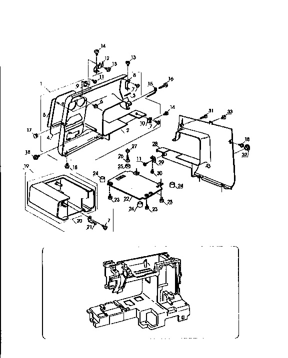 Kenmore 38517124790 base assembly diagram