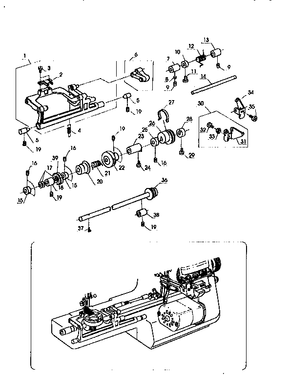 Kenmore 38517124790 feed regulator assembly diagram