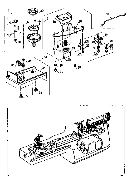 Kenmore 38517124790 shuttle assembly diagram