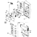 Amana 77275-P1311201WE freezer control assembly diagram