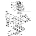 Amana 77275-P1311201WE machine compartment assembly diagram